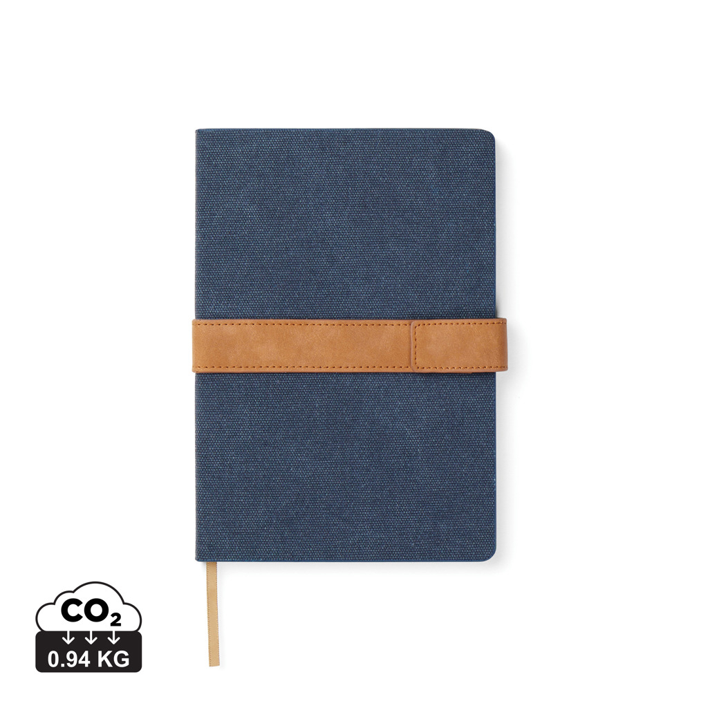 Carnet de notes publicitaire A5 Bosler VINGA Bleu marine